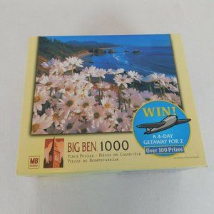 Flowers In Ecola State Park Oregon Big Ben Jigsaw Puzzle MB Hasbro 2003 Sealed